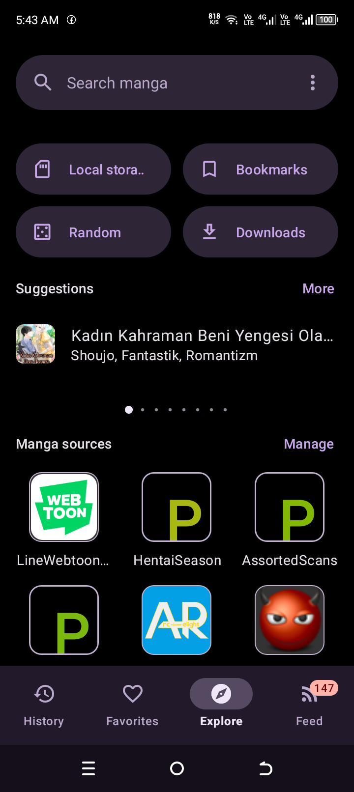 MIYO explore tab